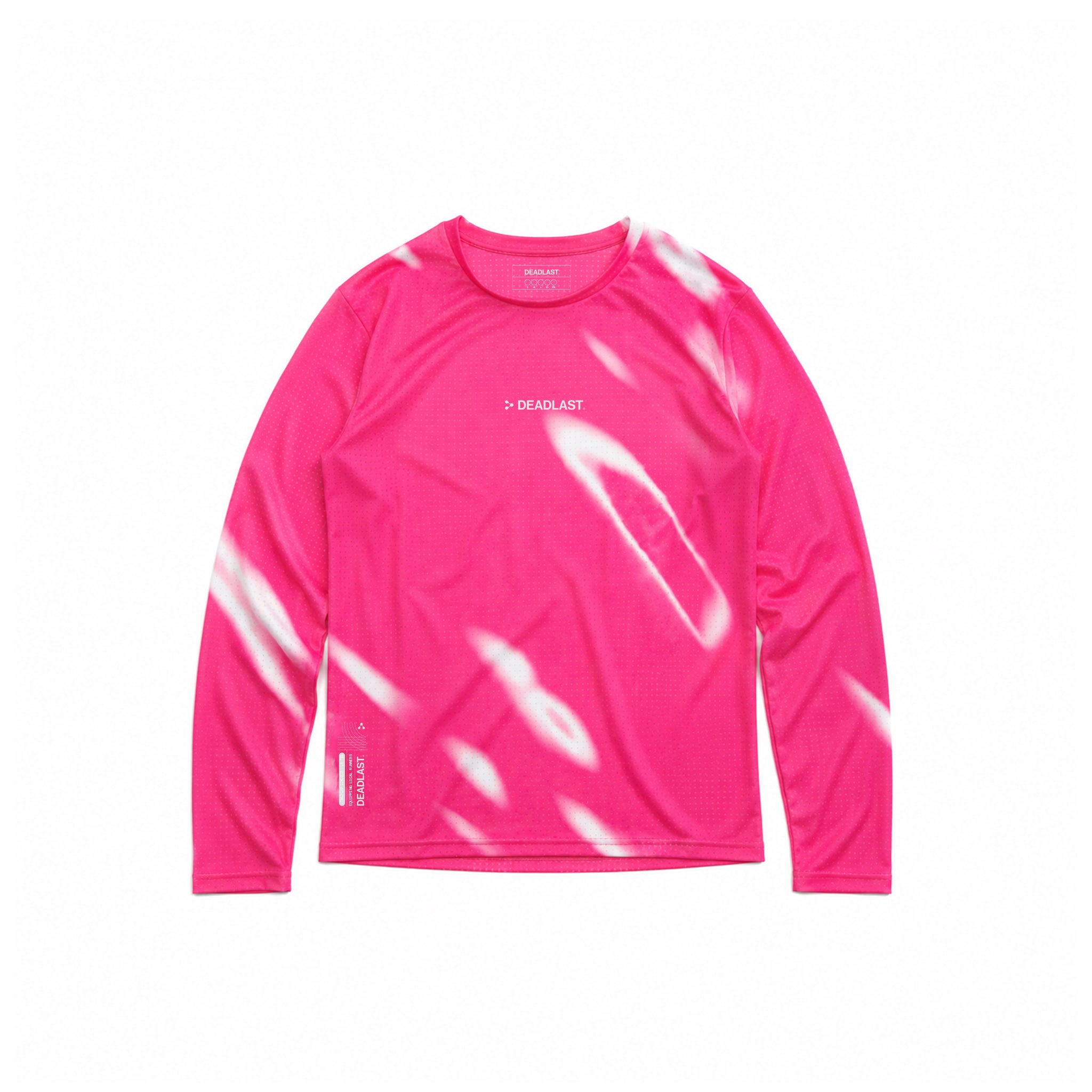 FlowPace Perforated LS Tee - Acid Pink