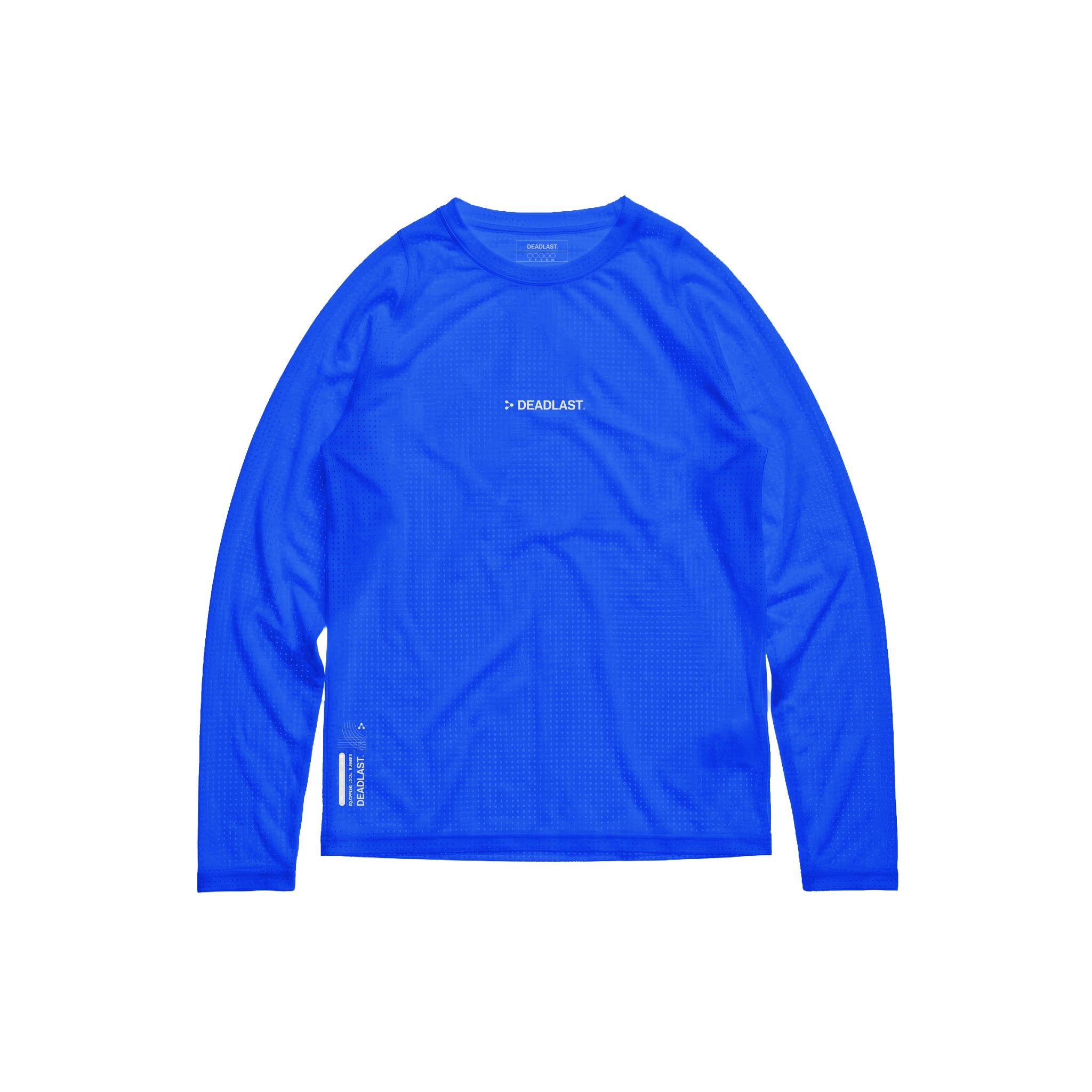 FlowPace Perforated LS Tee - Cobalt Flower