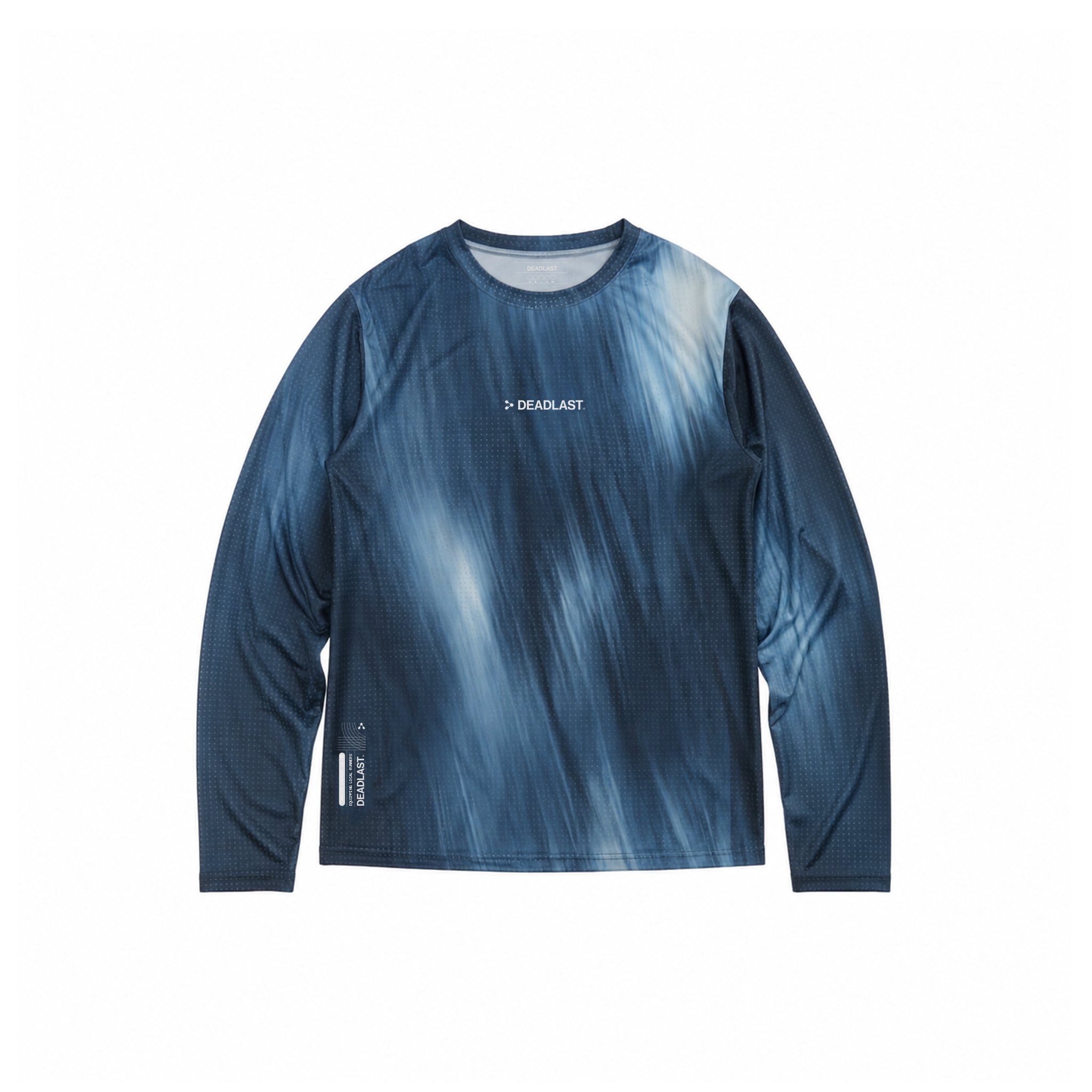 FlowPace Perforated LS Tee - Cobalt Motion