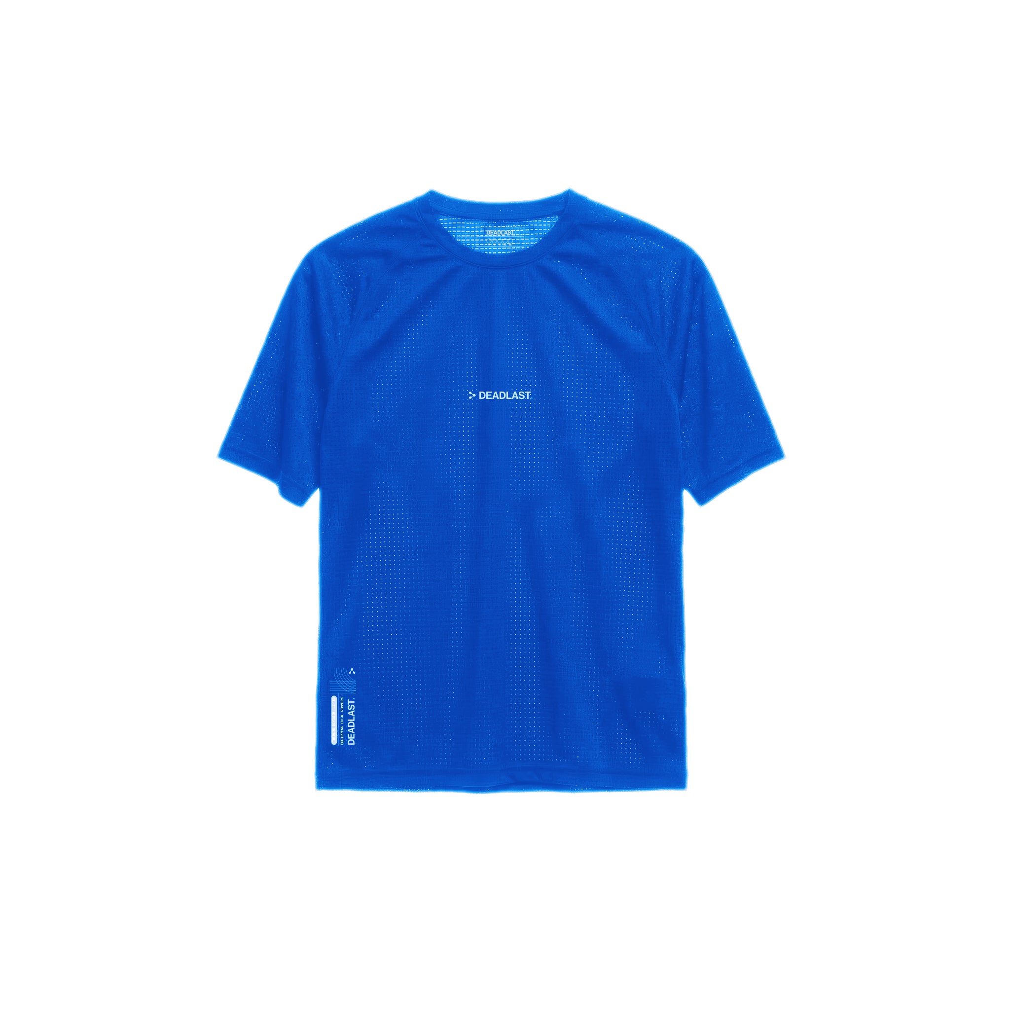 FlowPace Perforated Tee - Cobalt Flower