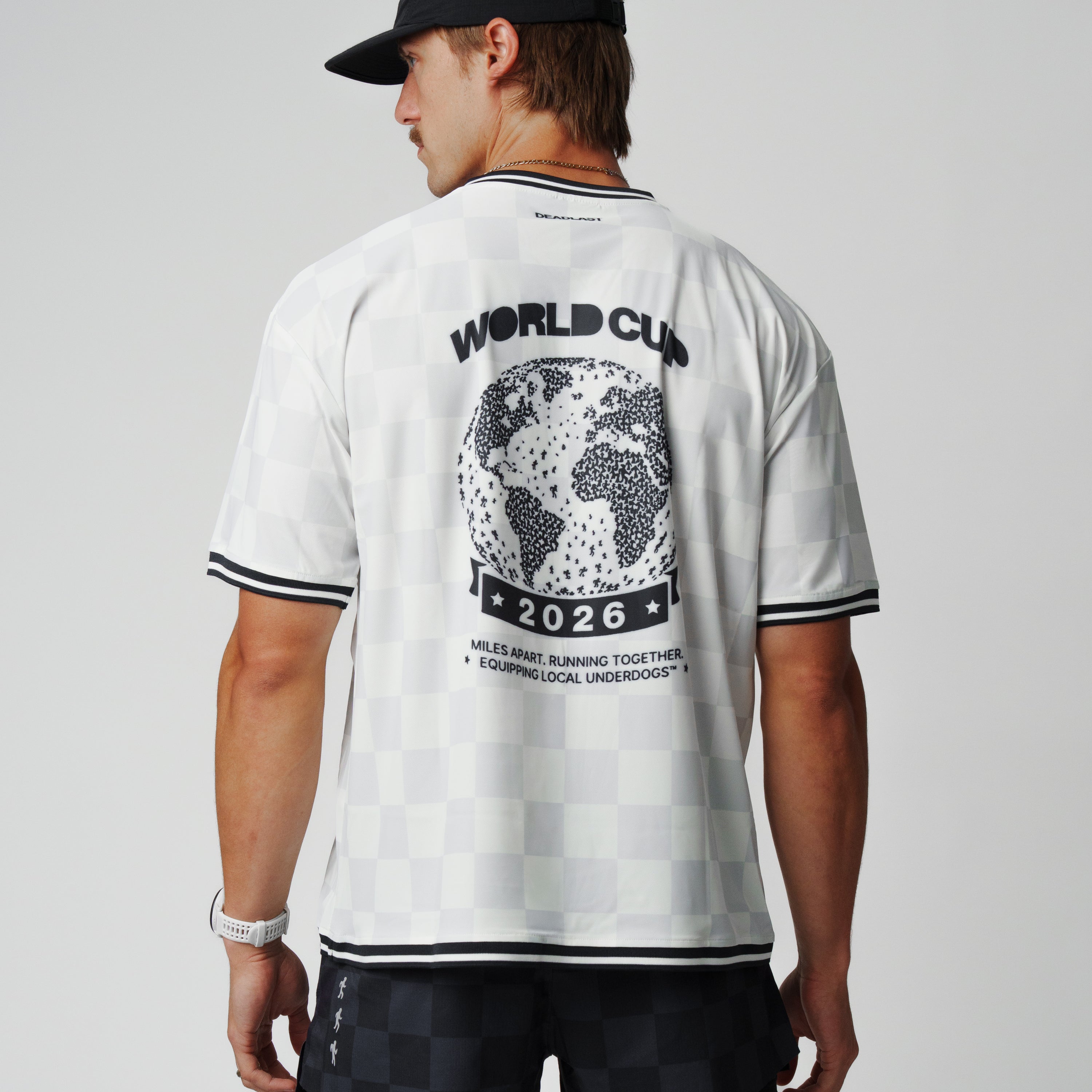 White Checkered SS Jersey