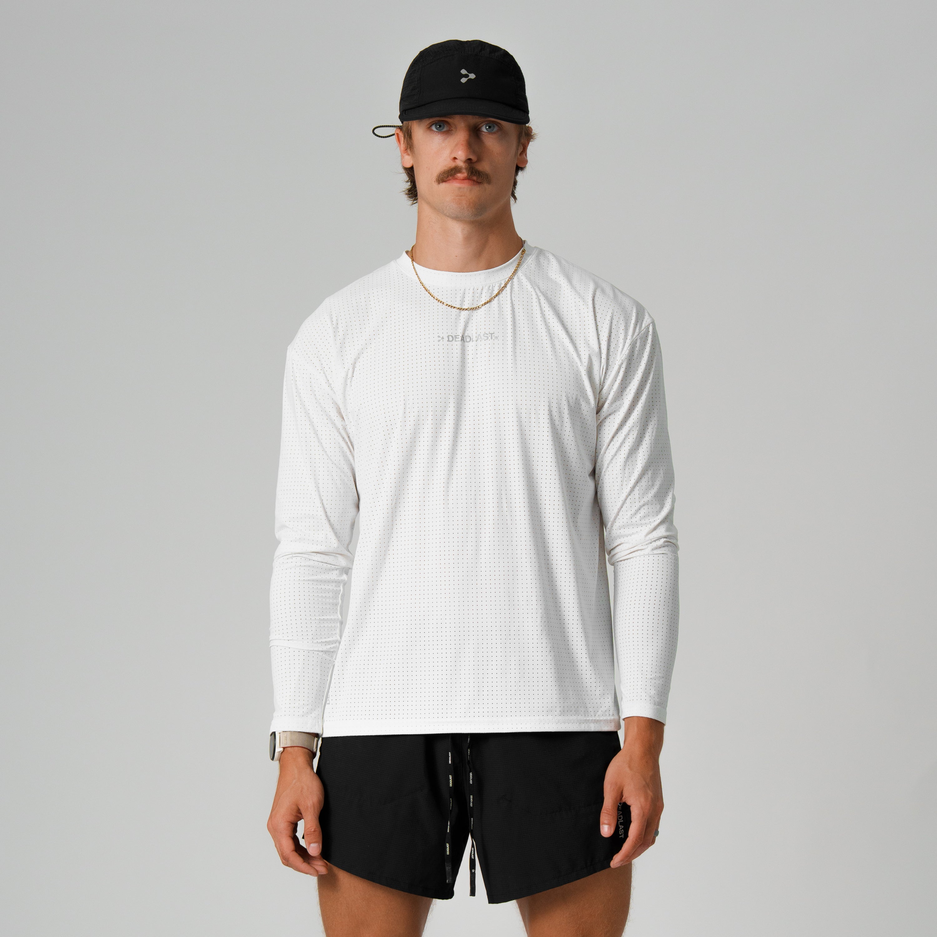 Perforated Long-Sleeve Tee