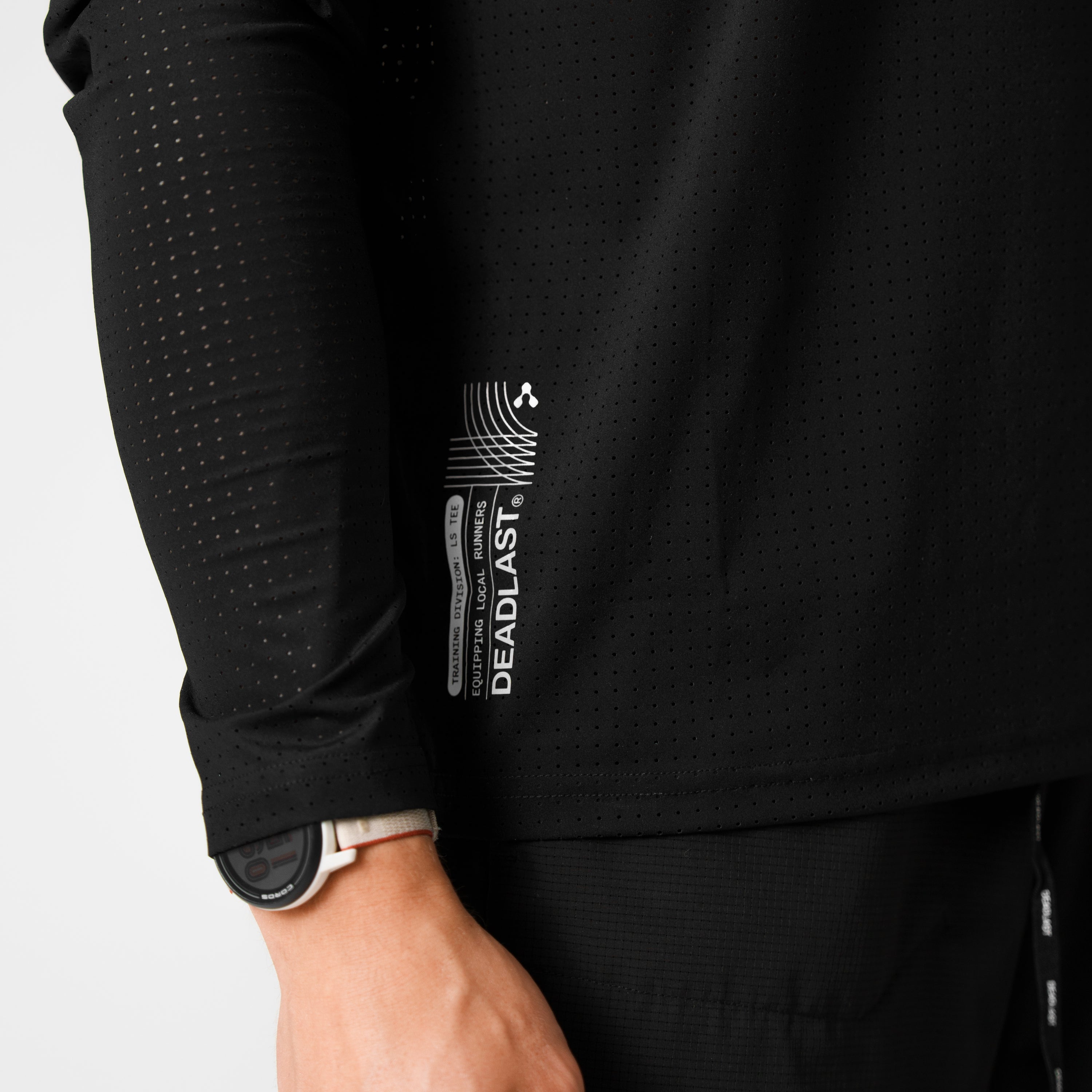 Perforated Long-Sleeve Tee