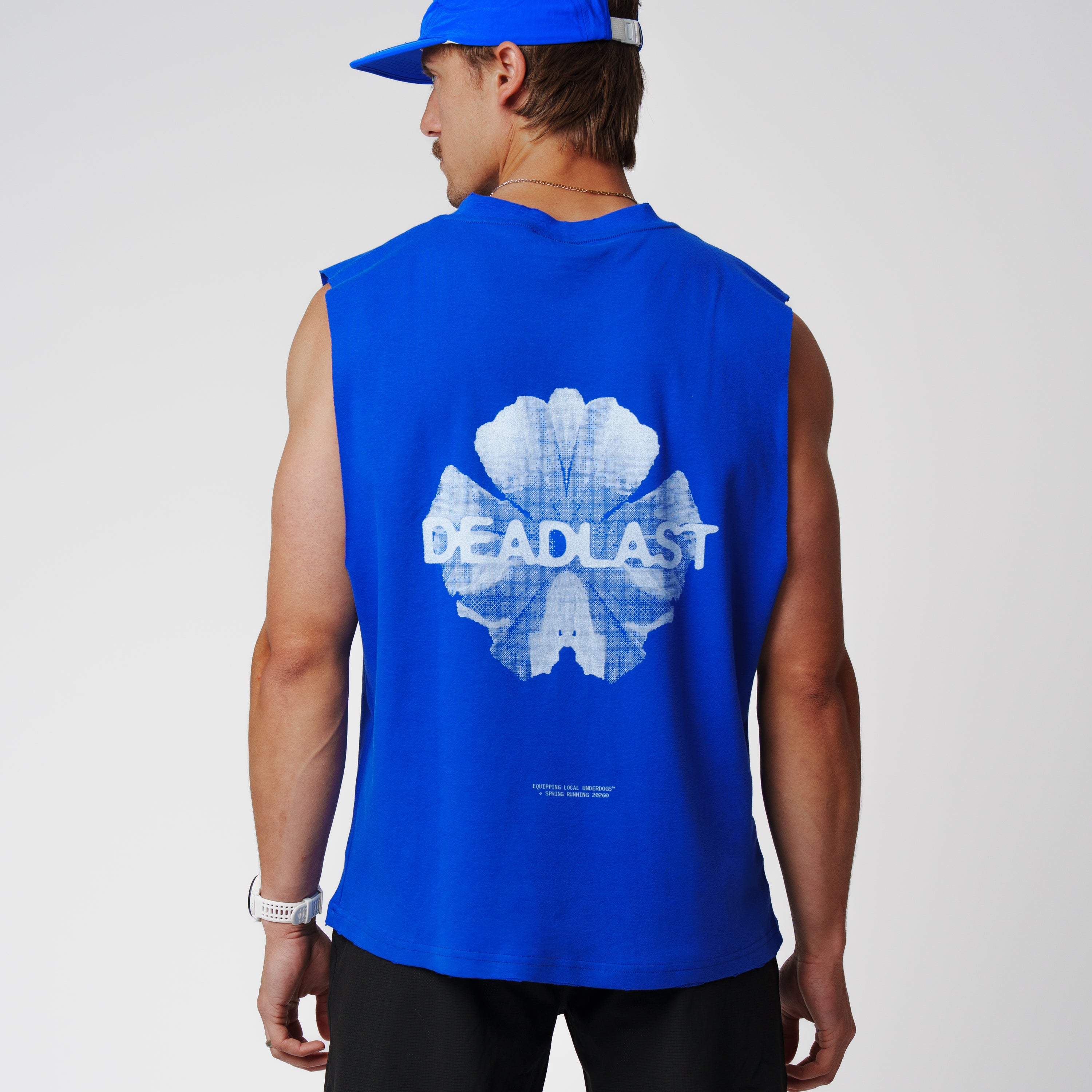 Distressed Cutoff - Cobalt