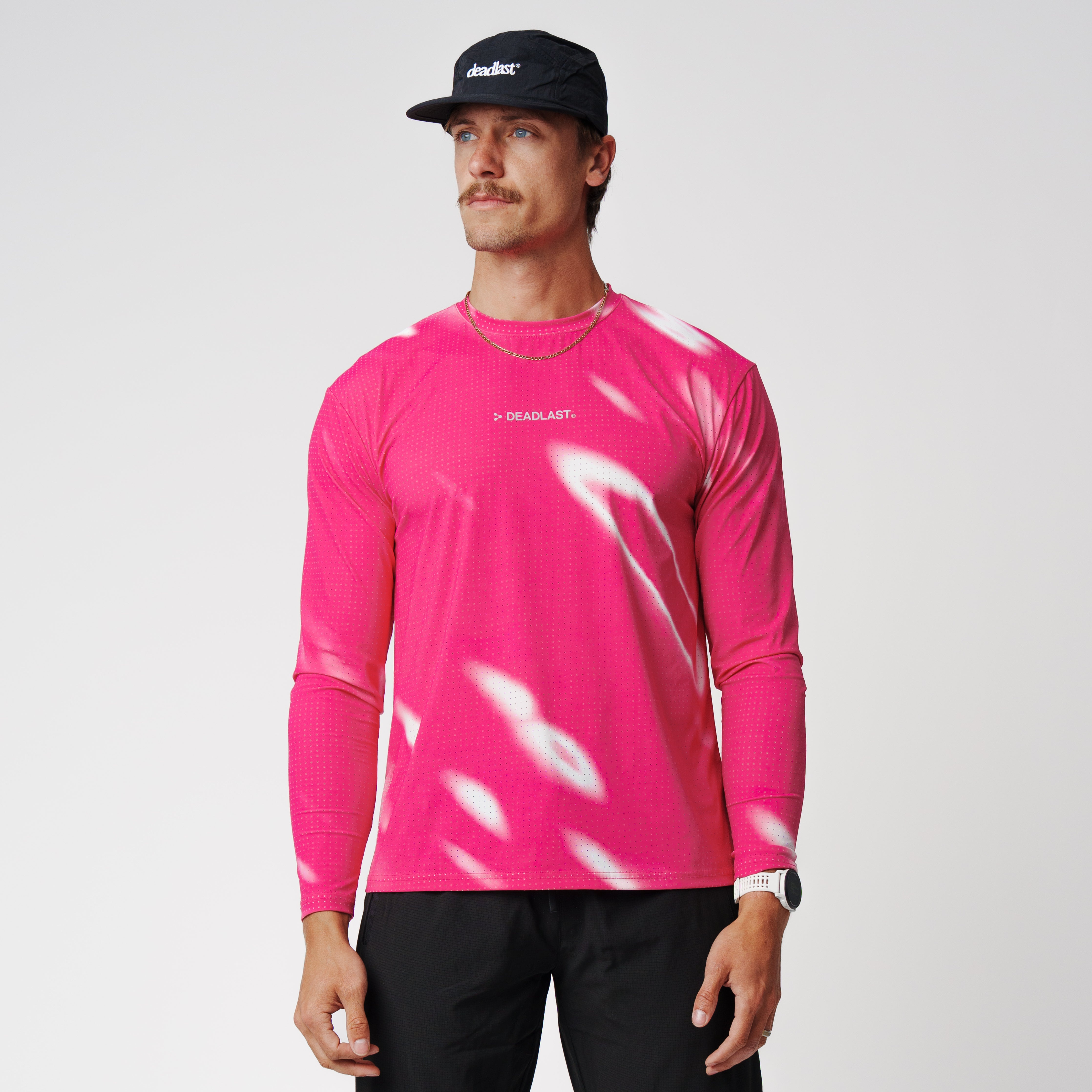 FlowPace Perforated LS Tee - Acid Pink – DEADLAST