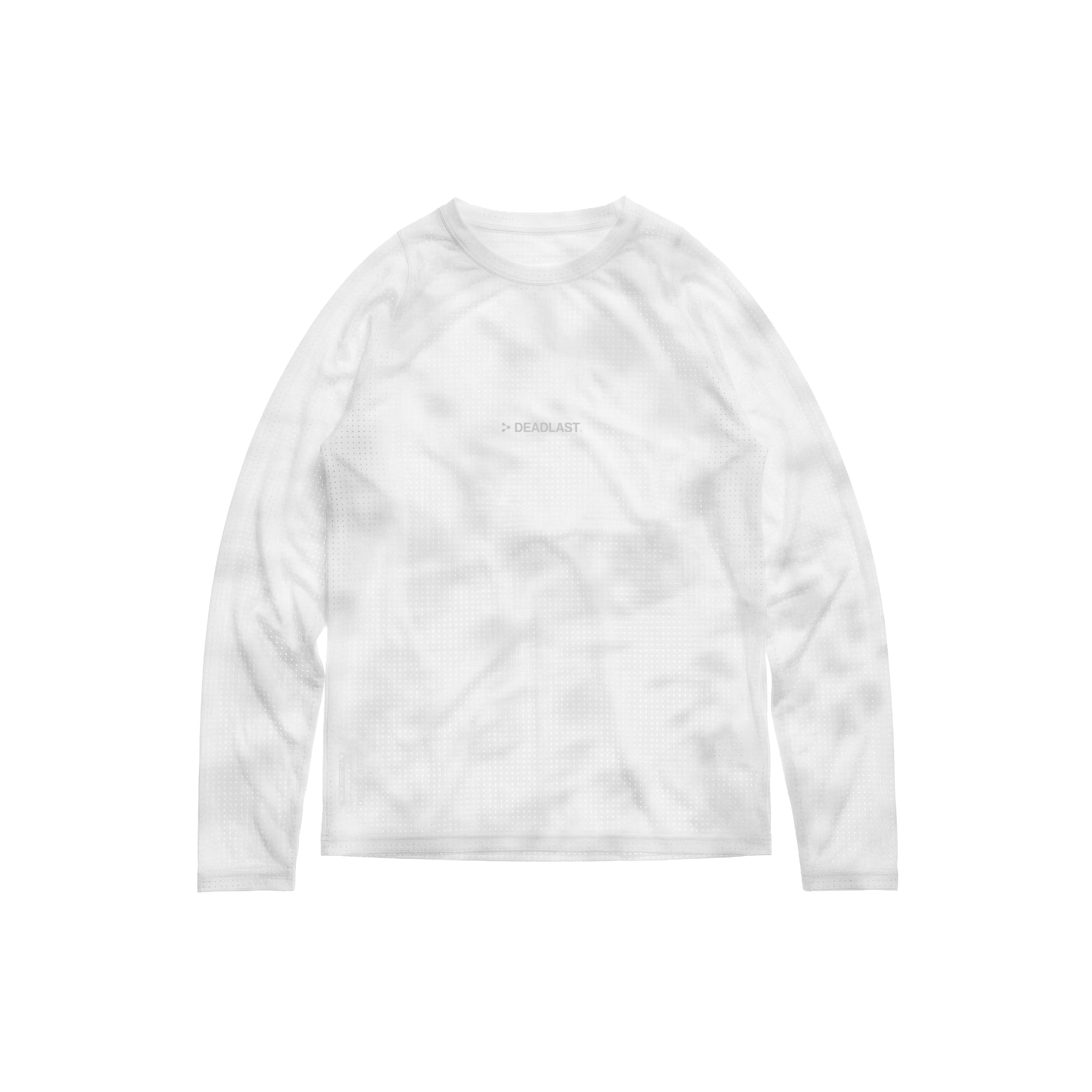 FlowPace Perforated LS Tee - White Cloud