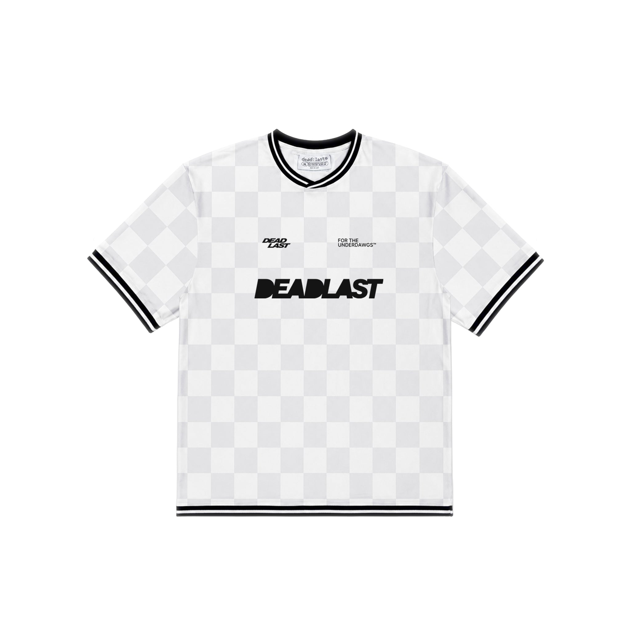 White Checkered SS Jersey
